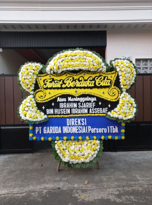 Papan Bunga Duka di Kuta Makmur